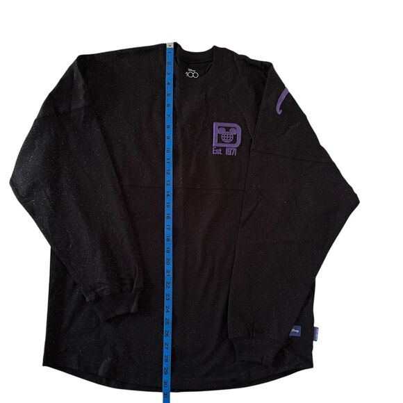 Disney 100 Years of Wonder Spirit Jersey Black Purple Fireworks Adult M NWT - Picture 10 of 12